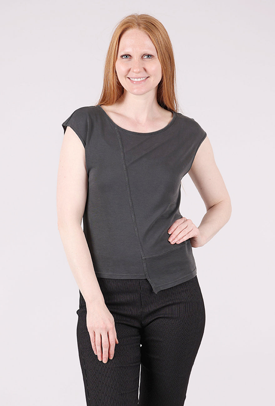 Lurdes Bergada Brooke Knit Top, Gray 